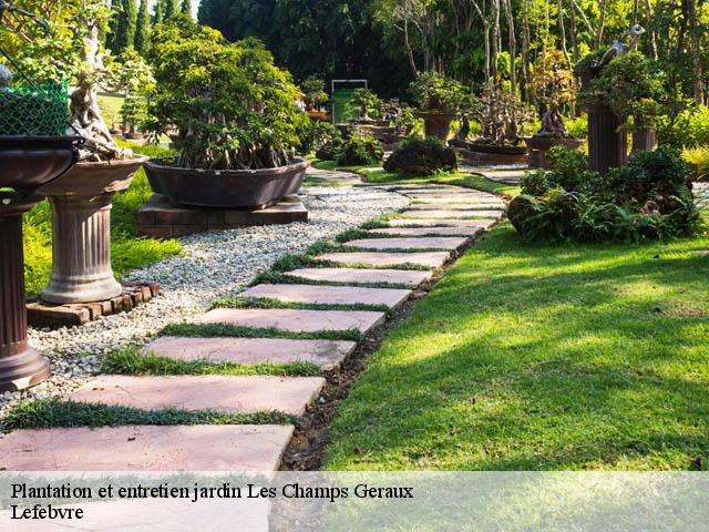 Plantation et entretien jardin  les-champs-geraux-22630 Lefebvre